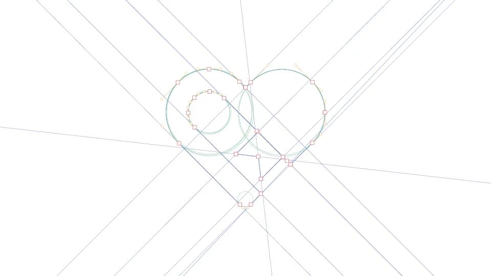 Amoret logo grids