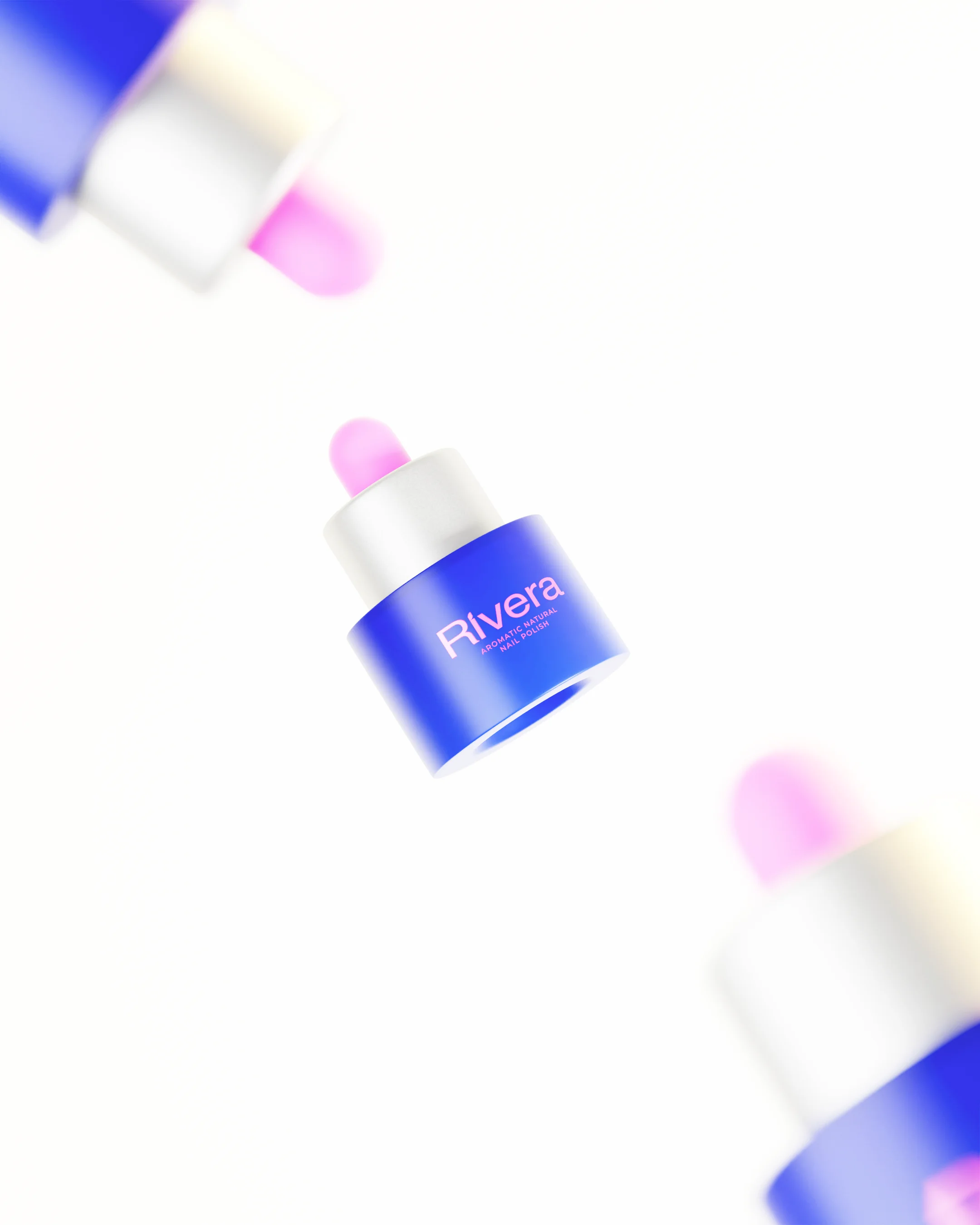 Rivera Blue nail serum pattern
