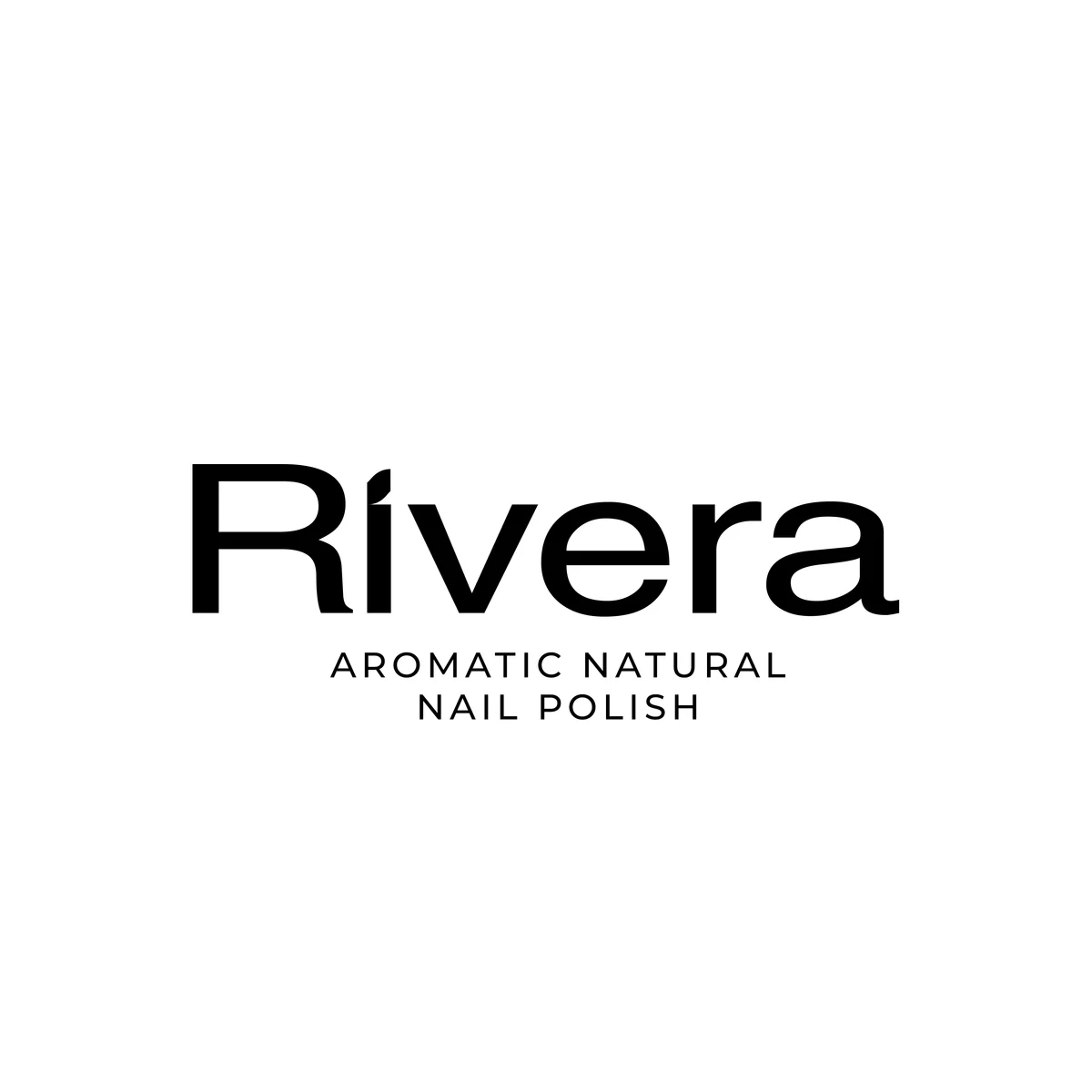 Rivera final wordmark black on white