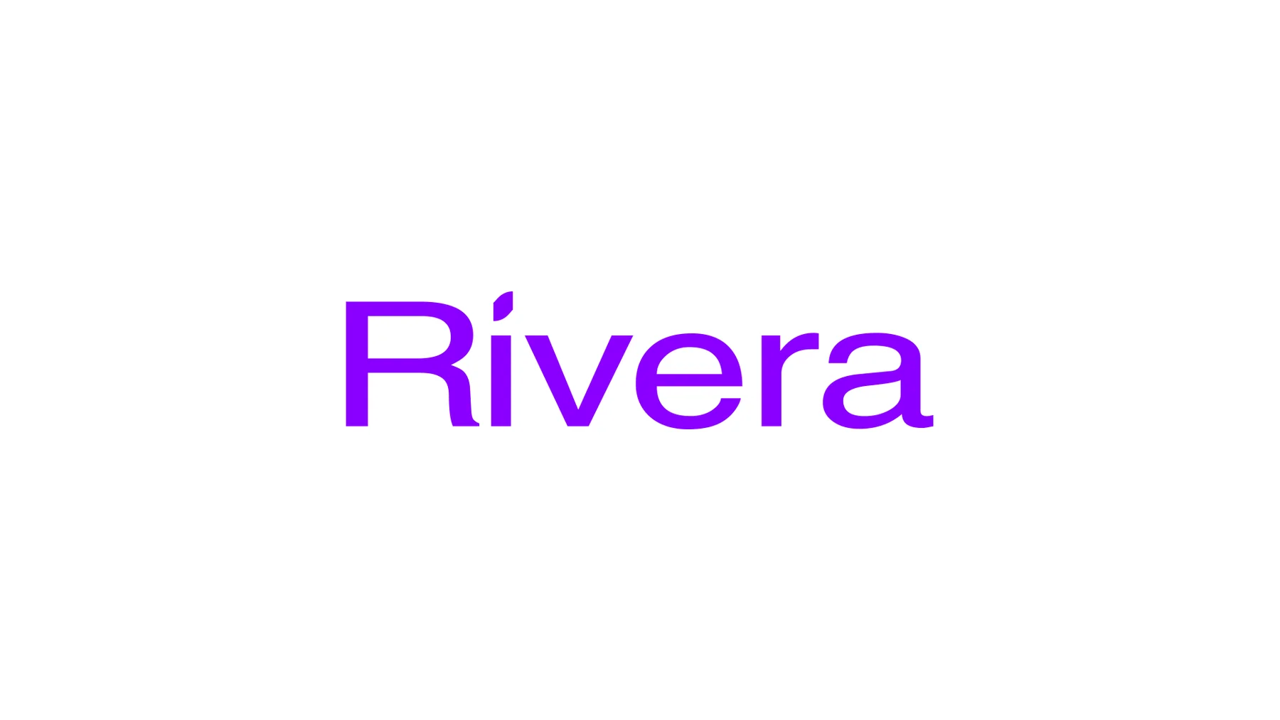 Rivera Purple logo on white