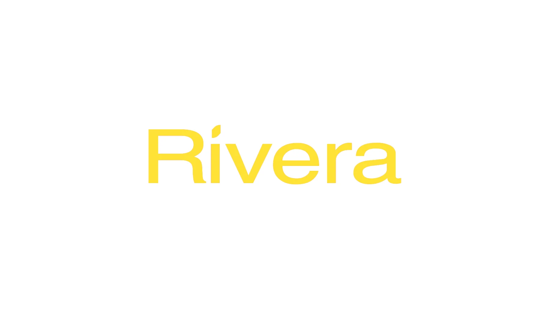 Rivera Yellow logo on white