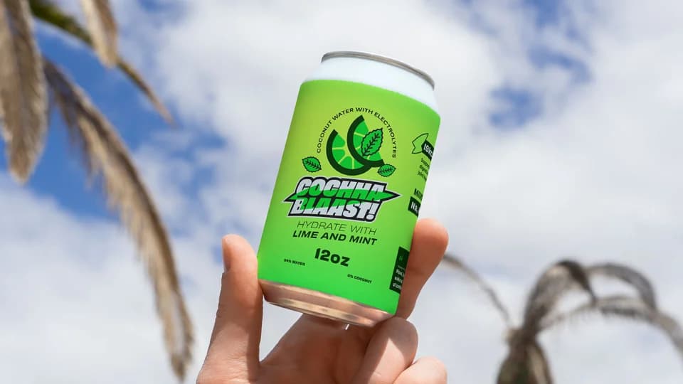 Cochaa Blaast can held against the sky
