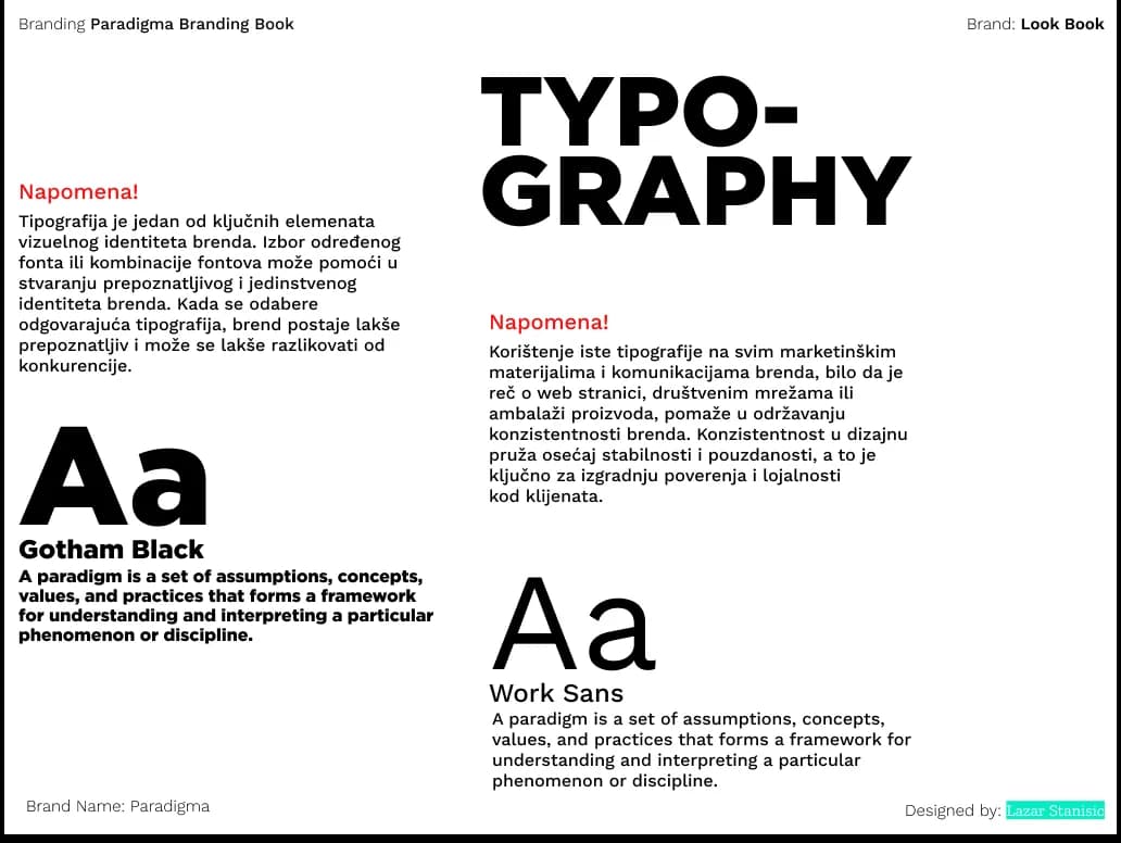 Paradigma logo sizing guidelines