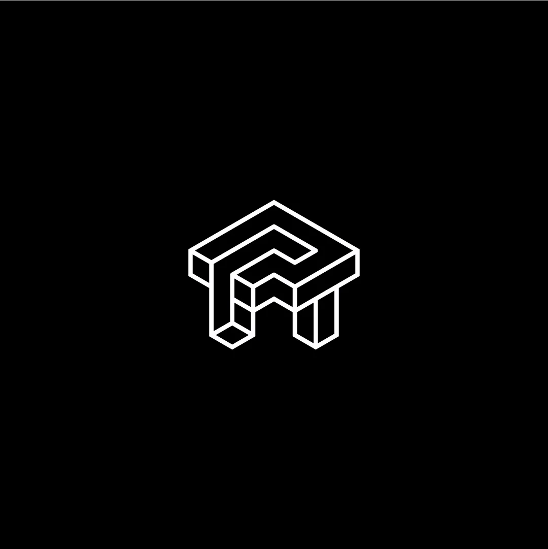 Paradigma logo on green