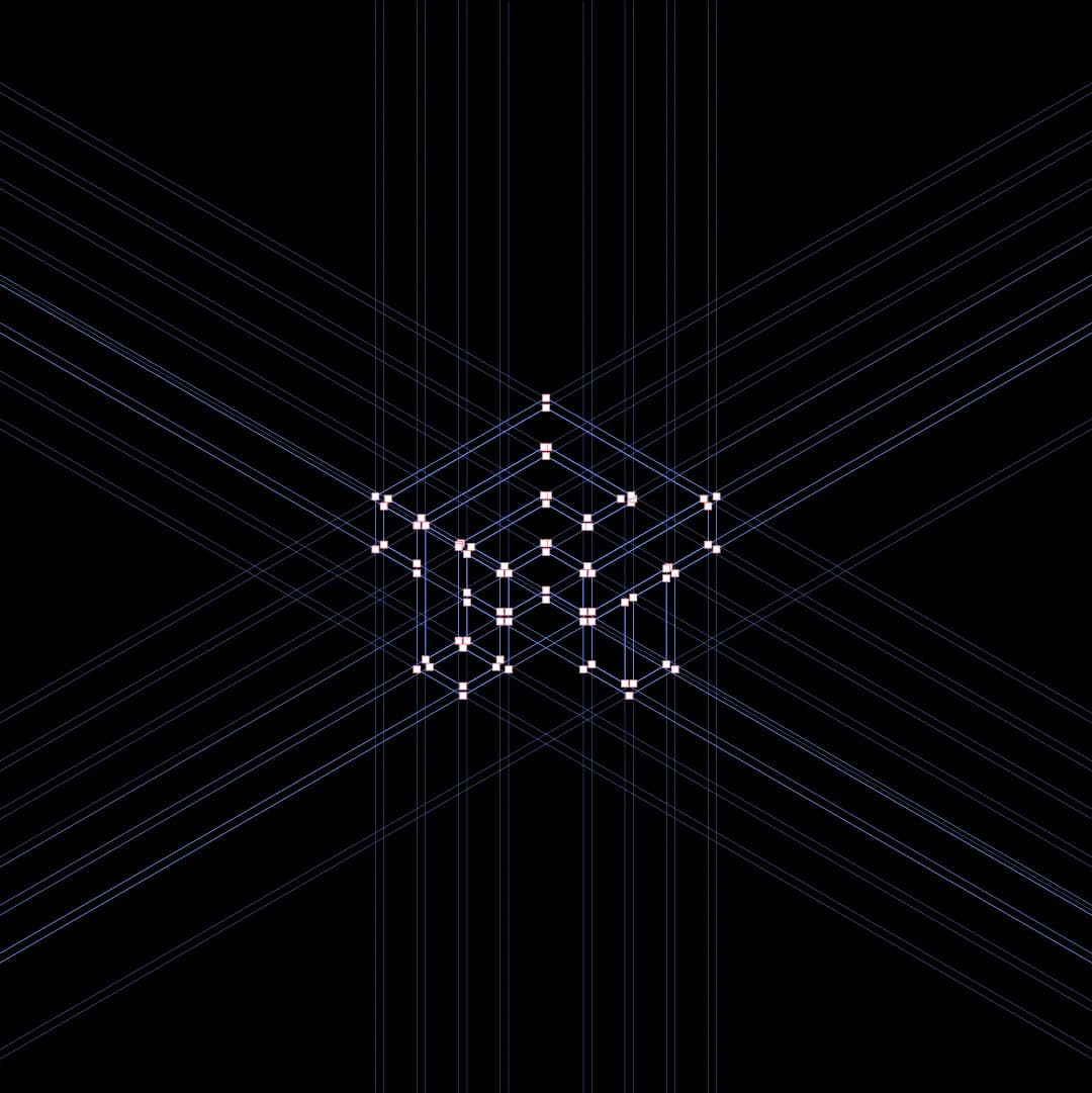 Paradigma logo on orange