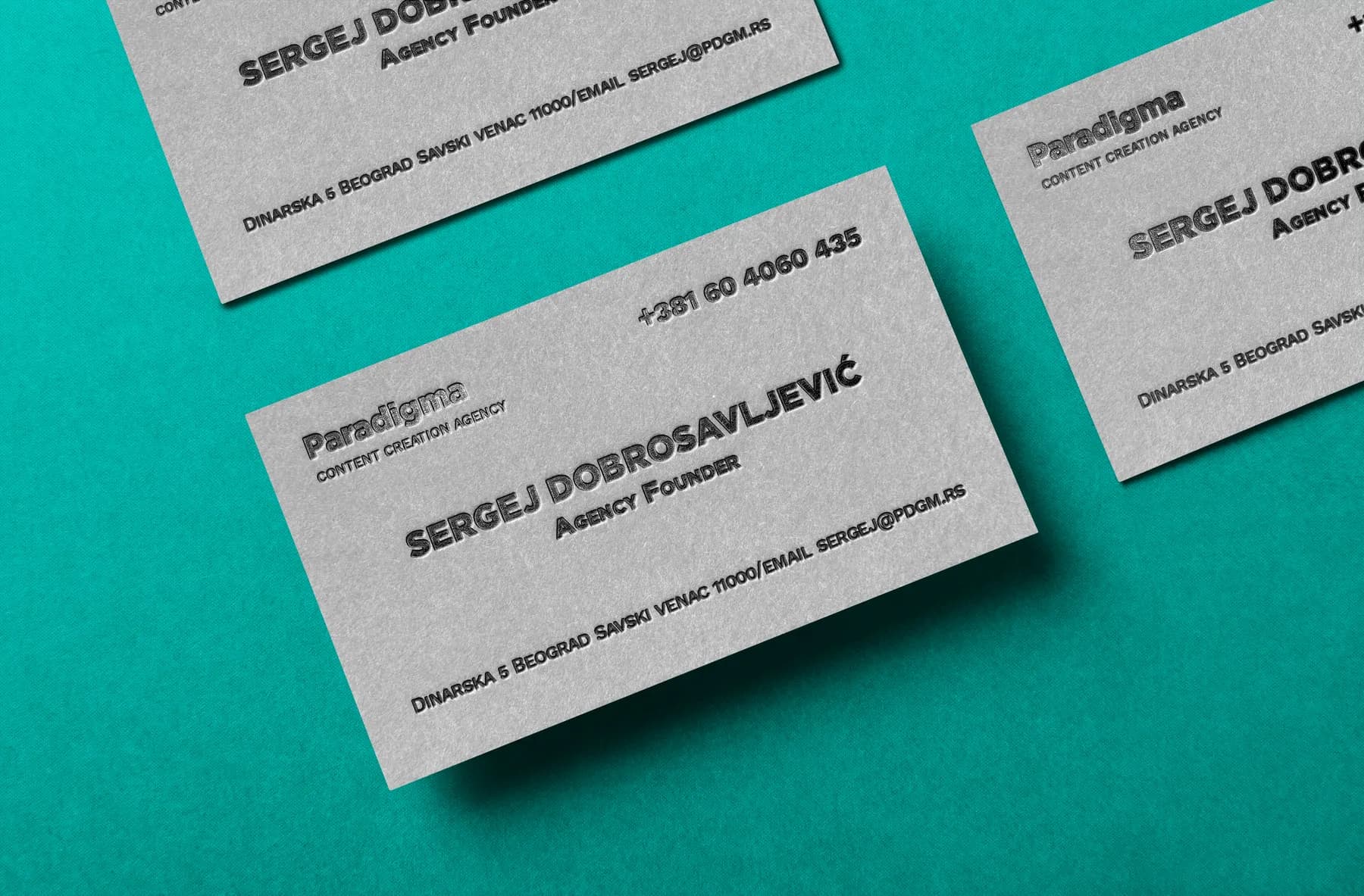 Paradigma visit card mockup 1