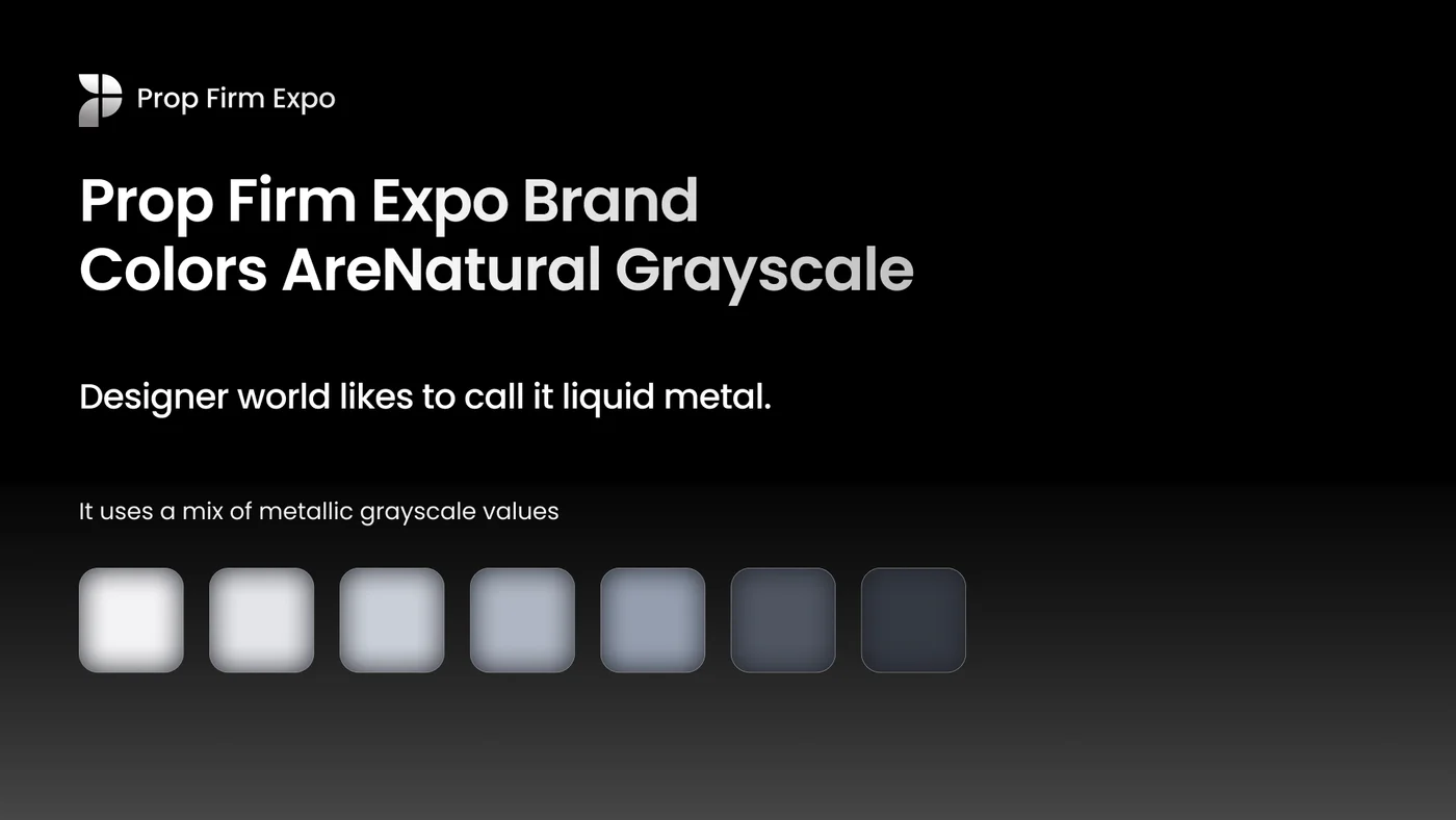 Prop Firm Expo brand book page 8