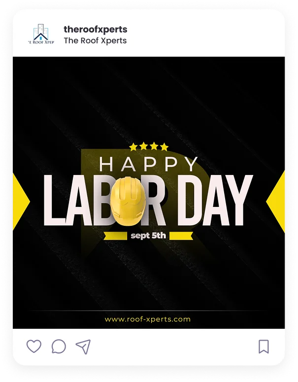 Labor Day seasonal campaign Instagram post with holiday branding