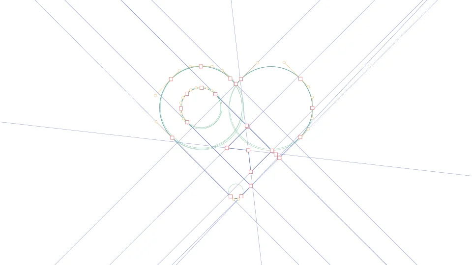 Amoret logo grids