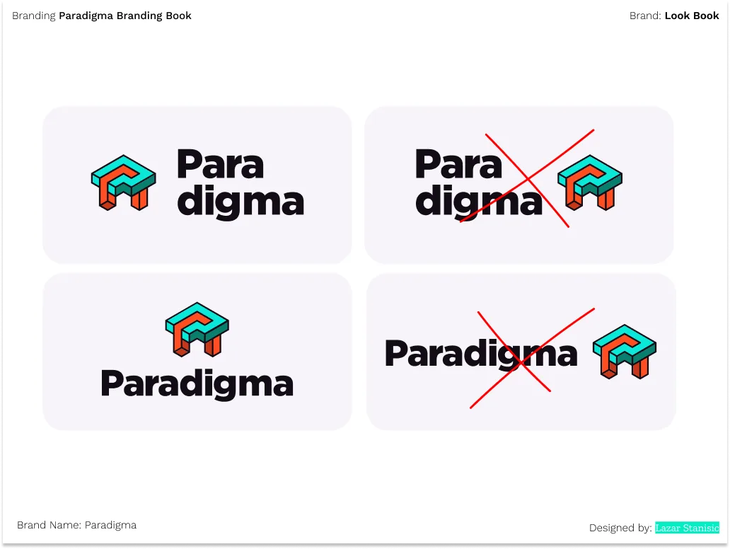 Paradigma logo usage rules