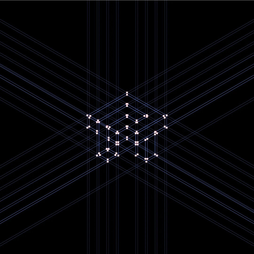 Paradigma logo on orange