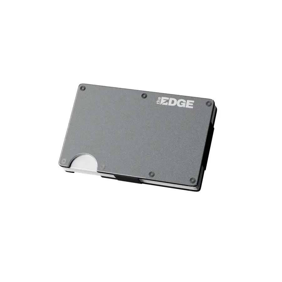 The Edge metal wallet in ten material finishes