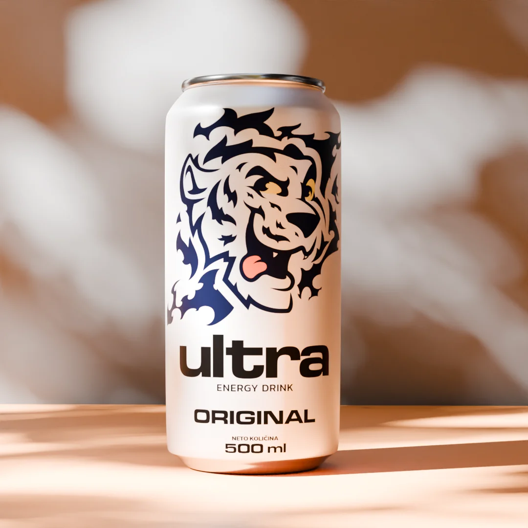 Ultra energy drink can redesign
