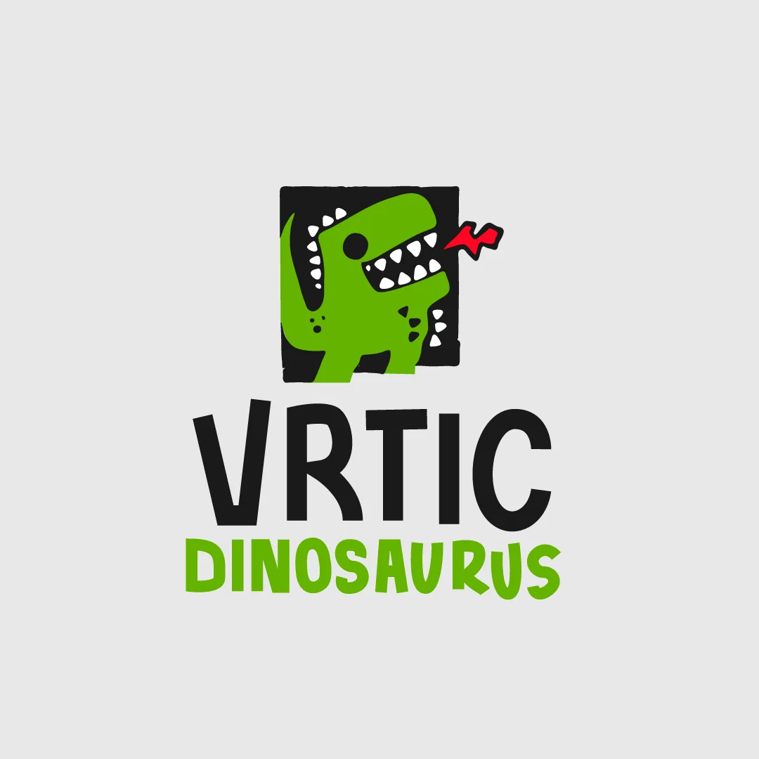 Vrtic Dinosaurus kindergarten logo
